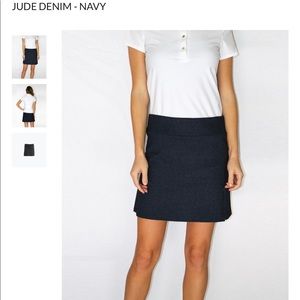 Jude Connally Denim Skort NWT Size Med